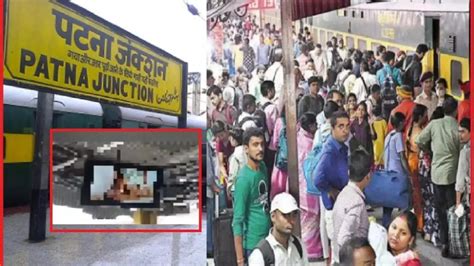 patna railway station viral video|In Viral Video, Porn Clip Plays On Screens At Patna Railway Station